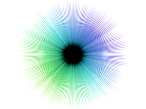 Abstract Circular Gradient Illusion PNG image