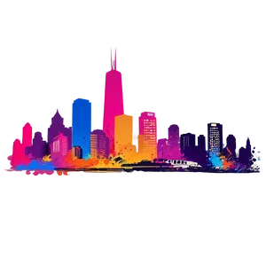 Abstract City Skyline PNG 06202024 PNG