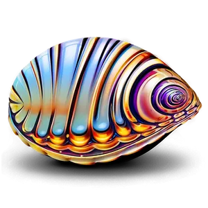Abstract Clam Design PNG 05242024