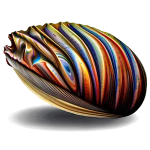 Abstract Clam Design PNG Vmp79