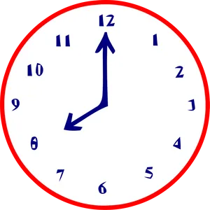 Abstract Clock Face PNG image