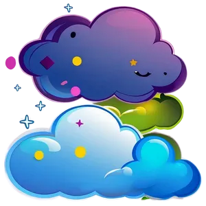 Abstract Cloud Clipart PNG Scu88