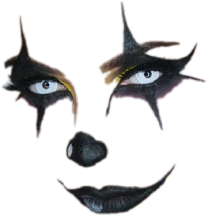 Abstract Clown Face Painting PNG image