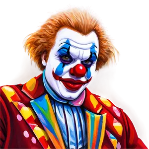 Abstract Clown Painting PNG 05232024