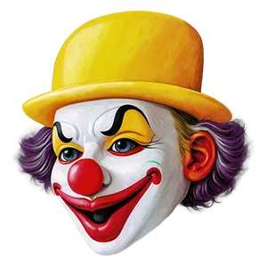 Abstract Clown Painting PNG Gym79