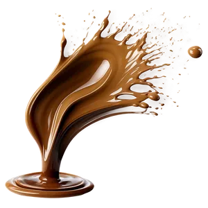 Abstract Coffee Splash Png 5 PNG image