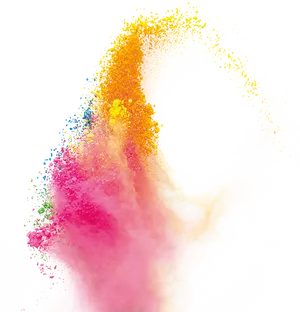 Abstract Color Explosion PNG image