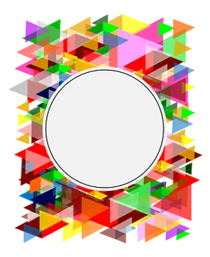 Abstract Color Explosion Graphic