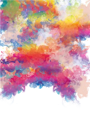 Abstract Color Explosion PNG image