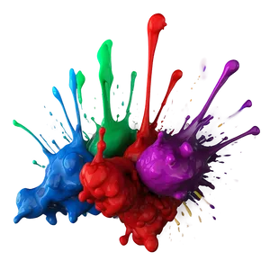 Abstract Color Splash PNG Gbk68