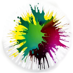 Abstract Color Splash PNG Ixp