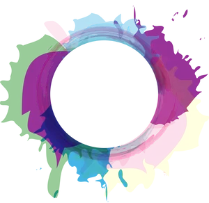 Abstract_ Colorful_ Circle_ Splash PNG image