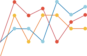 Abstract Colorful Network Graph