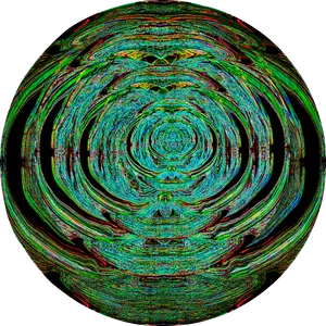 Abstract Cool Circle Art PNG image