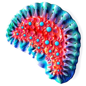Abstract Coral Art PNG 93