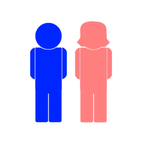 Abstract Couple Icon