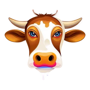 Abstract Cow Art Clipart Png 06272024 PNG image