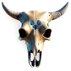 Abstract Cow Skull PNG 59