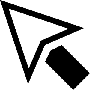 Abstract Cursor Outline PNG