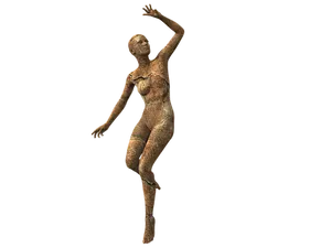 Abstract Dancer Sculpture