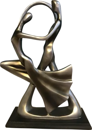 Abstract Dancing Figure Sculpture PNG image