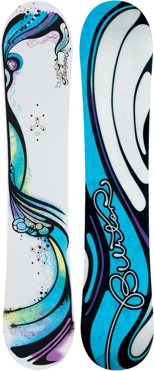 Abstract Design Snowboard