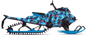 Abstract Design Snowmobile PNG