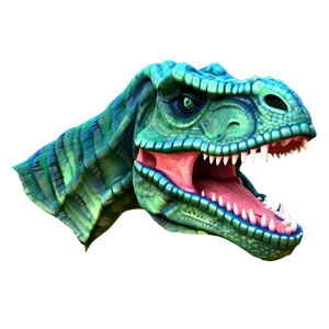 Abstract Dinosaur Head PNG 06292024 PNG