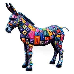 Abstract Donkey Art PNG 41