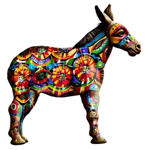 Abstract Donkey Art PNG 48