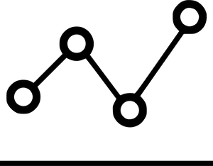 Abstract Dotted Line Graph PNG image