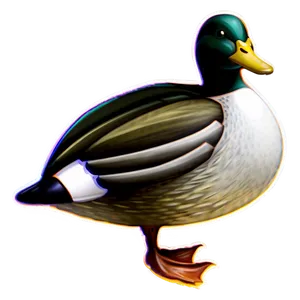 Abstract Duck Art PNG Rjs36