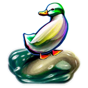 Abstract Duck Art Png Xbs62 PNG image