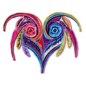 Abstract Embroidery Art Png 06262024 PNG image