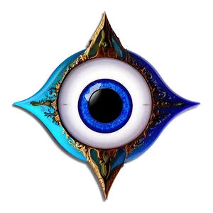 Abstract Evil Eye PNG Ckc