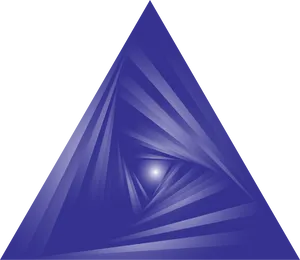 Abstract Evil Eye Triangle Illusion PNG image