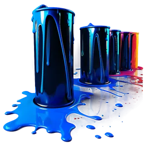 Abstract Expressionist Spray Paint Drip PNG Fvo80 PNG