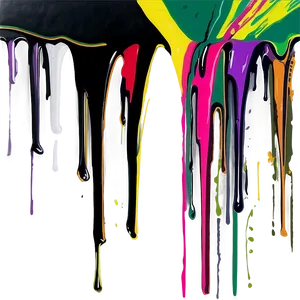 Abstract Expressionist Spray Paint Drip PNG Vkw PNG