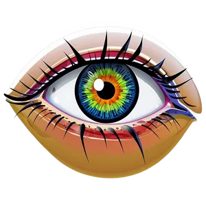 Abstract Eye Painting PNG 05042024