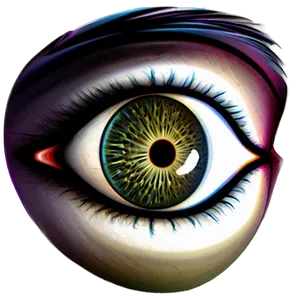 Abstract Eye Painting PNG Ggx
