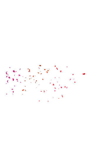 Abstract Falling Petals PNG