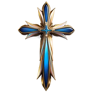 Abstract Fancy Cross PNG Rlk