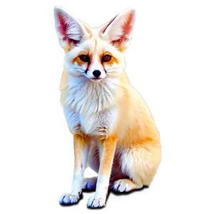 Abstract Fennec Fox Image Png Lan50 PNG image