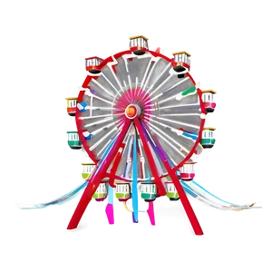 Abstract Ferris Wheel Art Png 4 PNG image