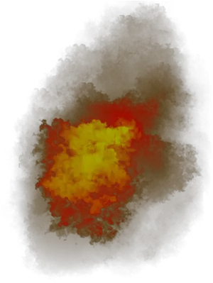Abstract_ Fiery_ Explosion PNG image