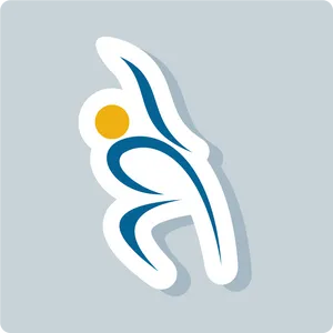 Abstract Figure Stretching Icon PNG image