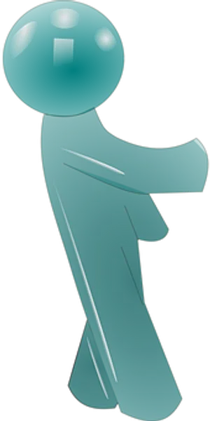Abstract Figure Walking