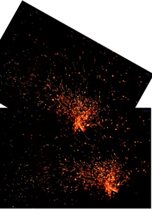 Abstract Firework Explosion PNG image