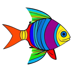 Abstract Fish Shape Png 06262024 PNG image