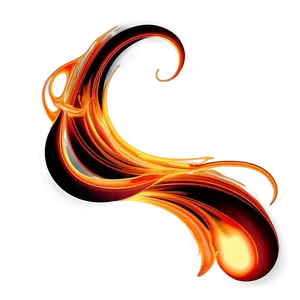 Abstract Flame Art PNG 69